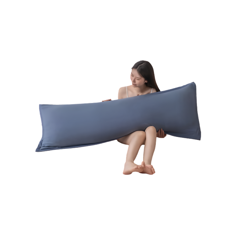 Skin-Friendly Couple Long Pillow Case Cover