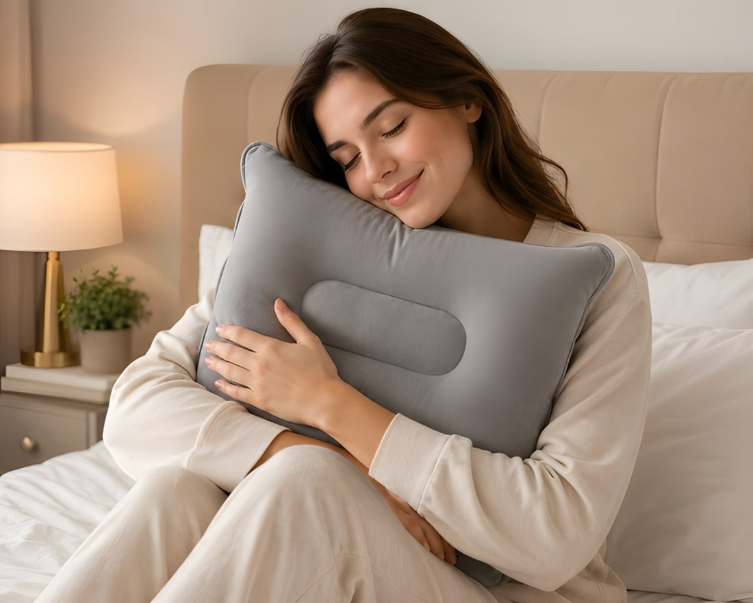 Inflatable Neck & Lumbar Travel Pillow Pad