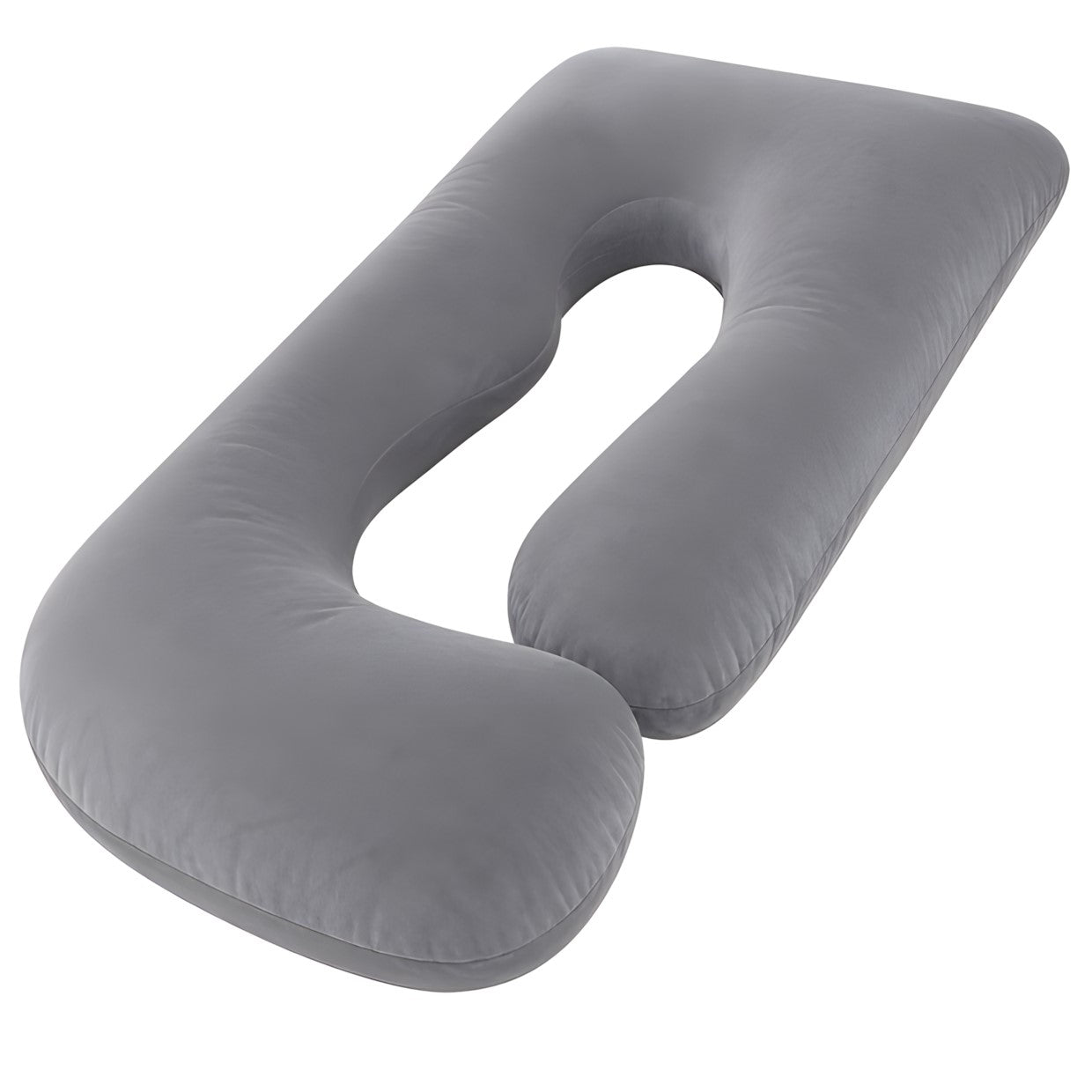 J-Shaped Full Body Pillow for Side Sleeping