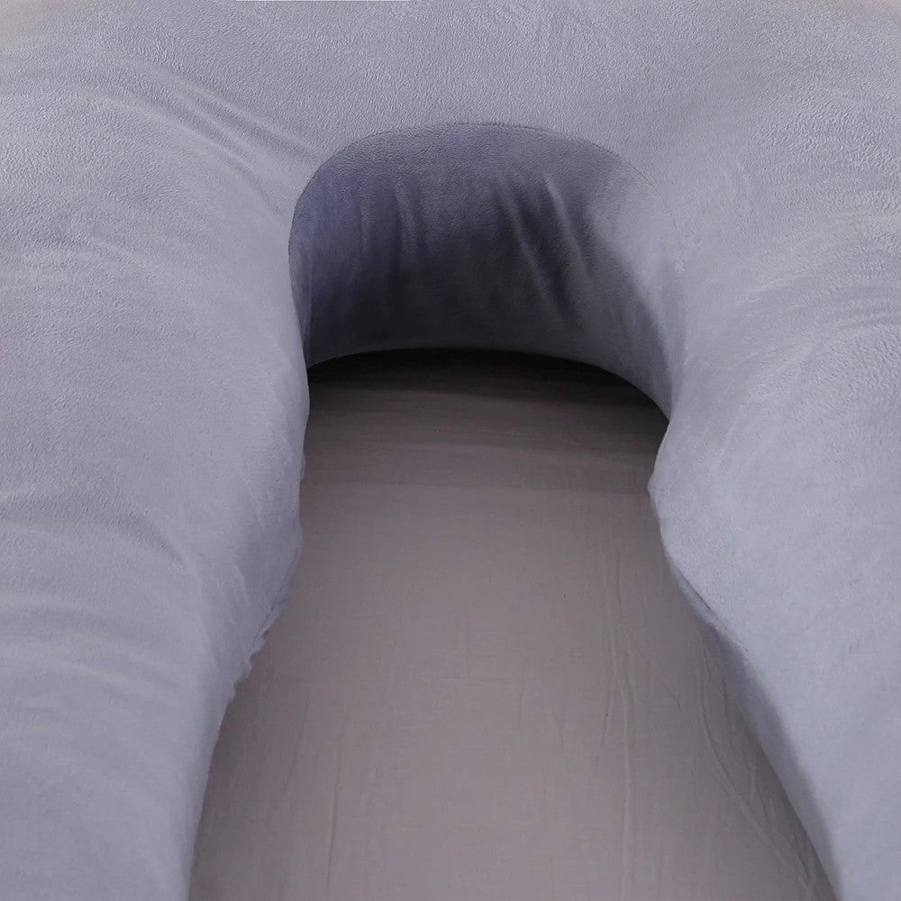 J-Shaped Full Body Support Pillow
