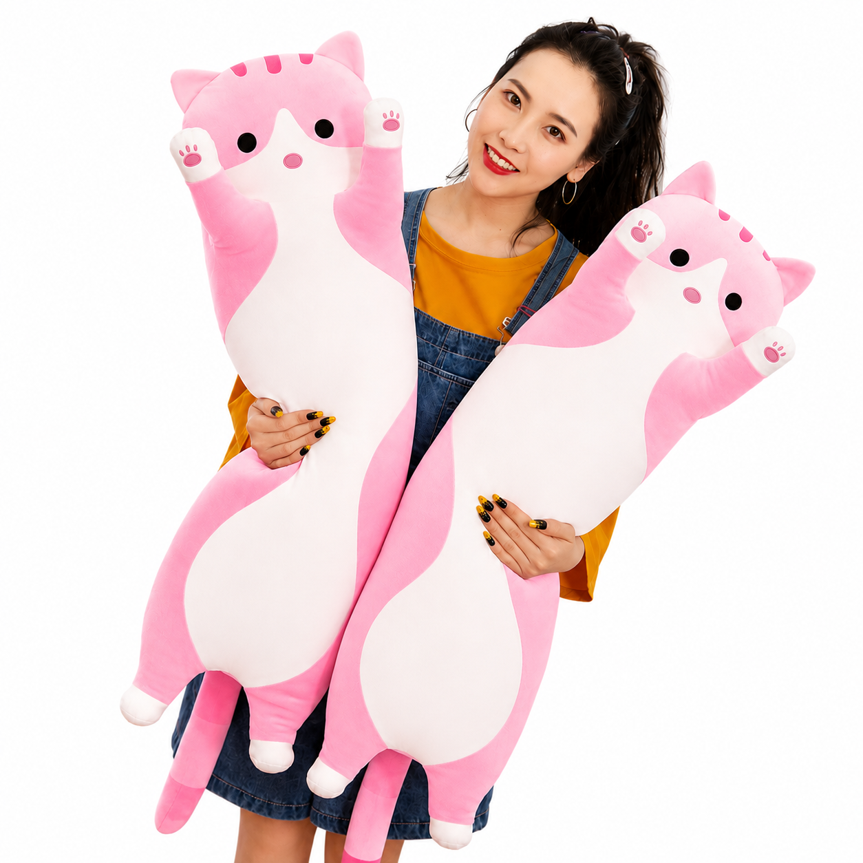 Long Cat Plush Body Pillow Cushion
