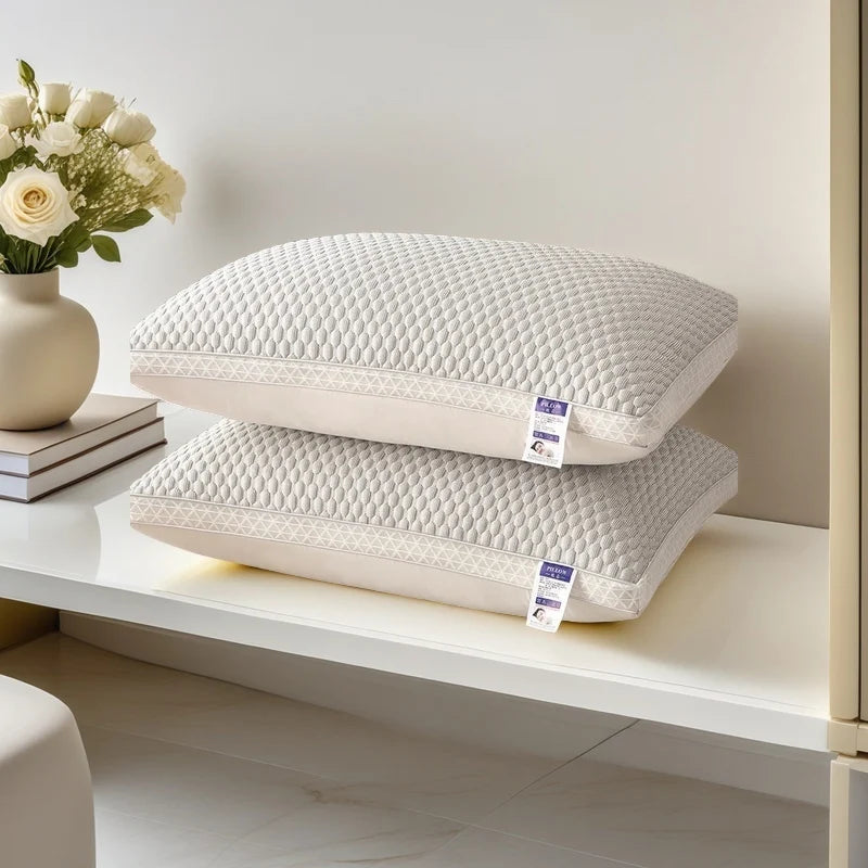 1Pc Hotel Pillows Specifically Designed for Cervical Spine Protection and Sleep Aid Home Use Dormitory Single Pillow Core