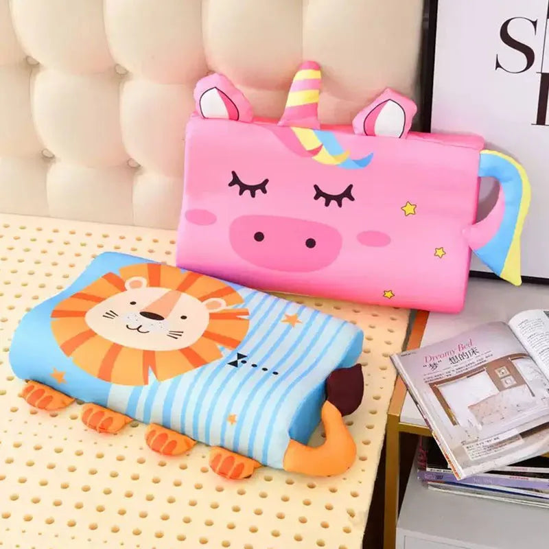 Baby Pillows Toddler Summer Foam Bed Pillows Kids Breathable Side Back Sleepers Pillows for Children Sleeping Memory Cool Pillow