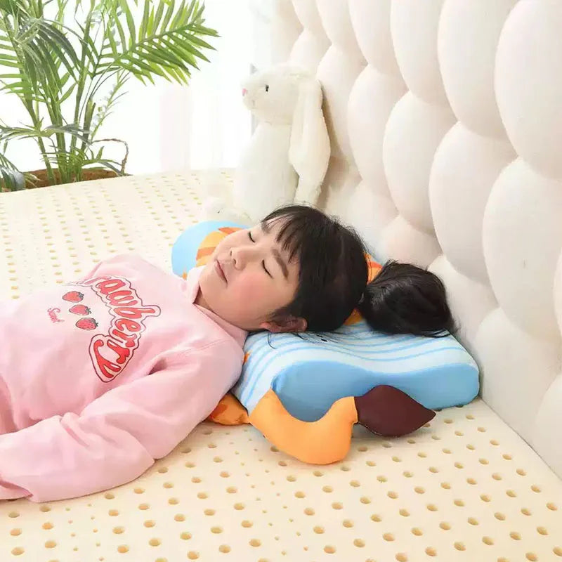 Baby Pillows Toddler Summer Foam Bed Pillows Kids Breathable Side Back Sleepers Pillows for Children Sleeping Memory Cool Pillow