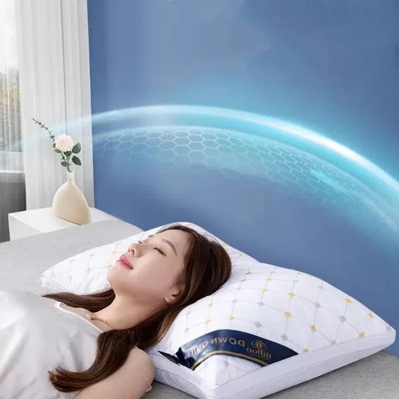 1Pc Hotel Pillows Specifically Designed for Cervical Spine Protection and Sleep Aid Home Use Dormitory Single Pillow Core