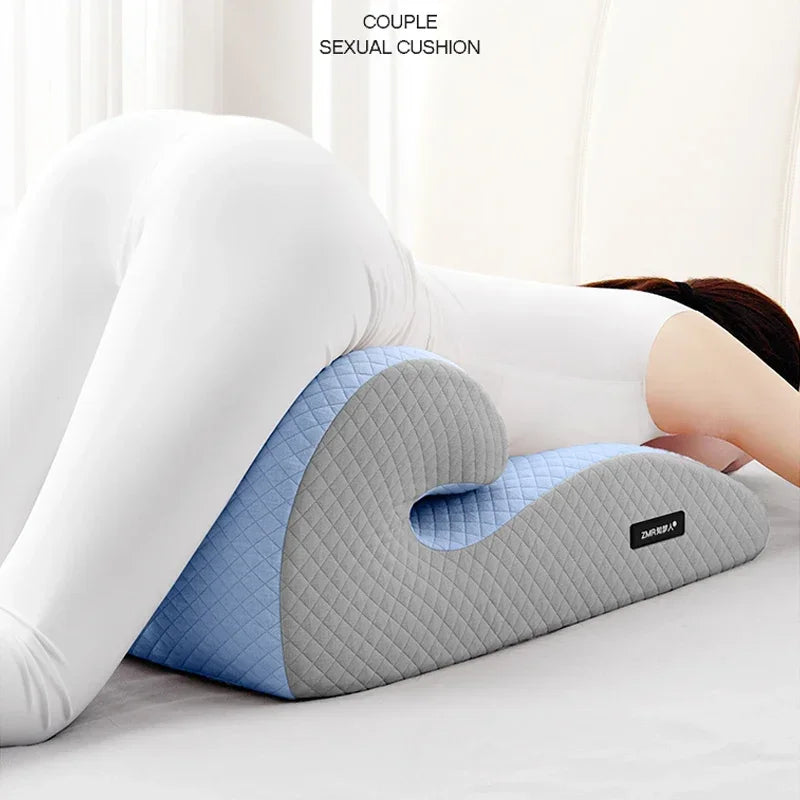 Memory Foam Butt Cushion for Couples Pregnancy Support Lumbar Pillow for Sitting Bedroom Sofa Use Orthopedic Couple Pillow