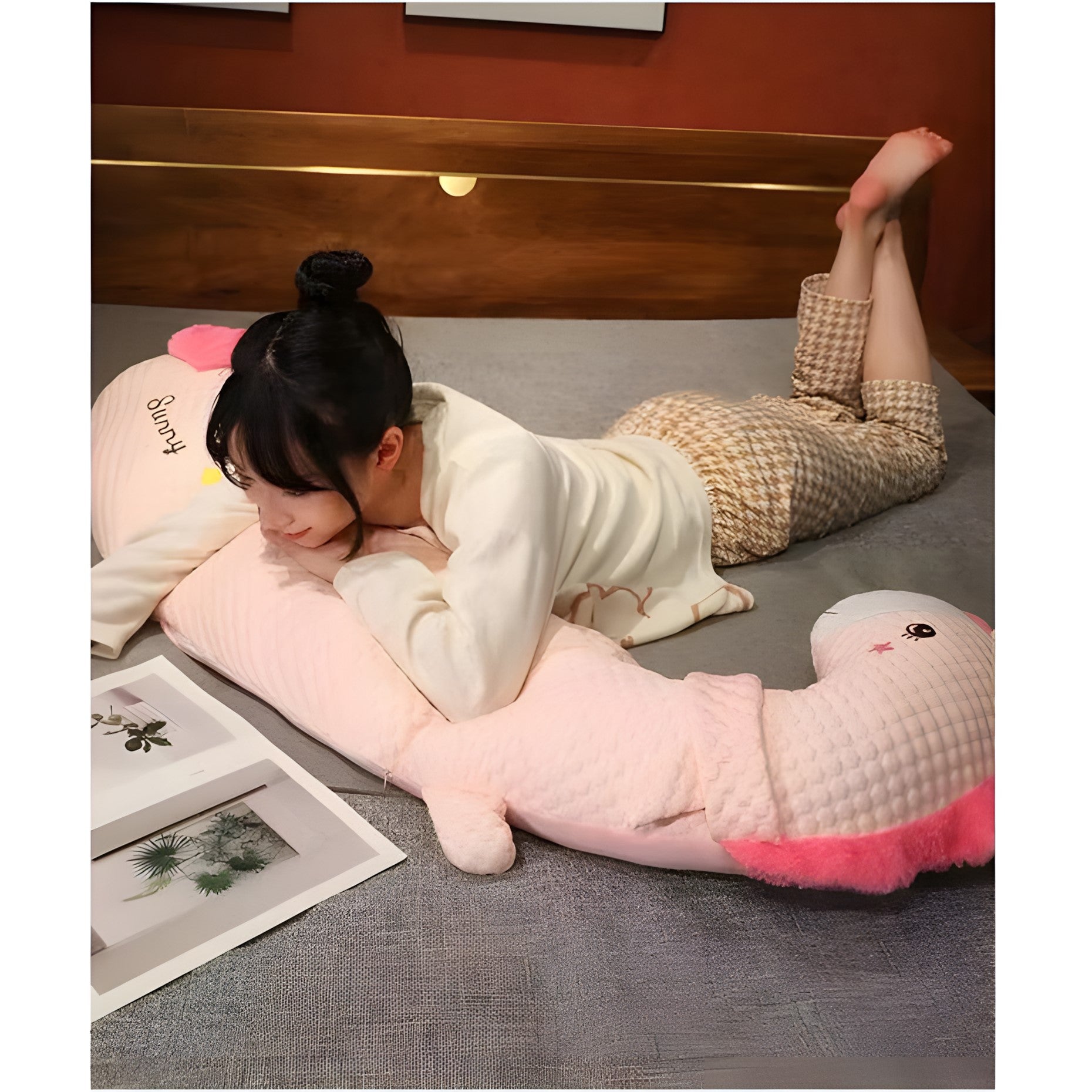 Cute Animal Long Plush Body Pillow