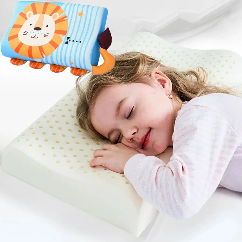 Baby Pillows Toddler Summer Foam Bed Pillows Kids Breathable Side Back Sleepers Pillows for Children Sleeping Memory Cool Pillow