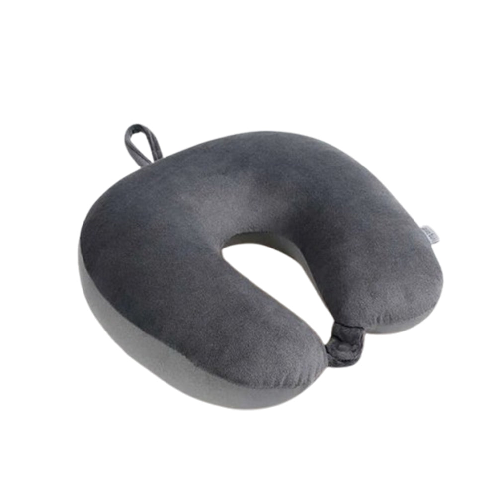 Soft Travel Neck Pillow with Snap Strap