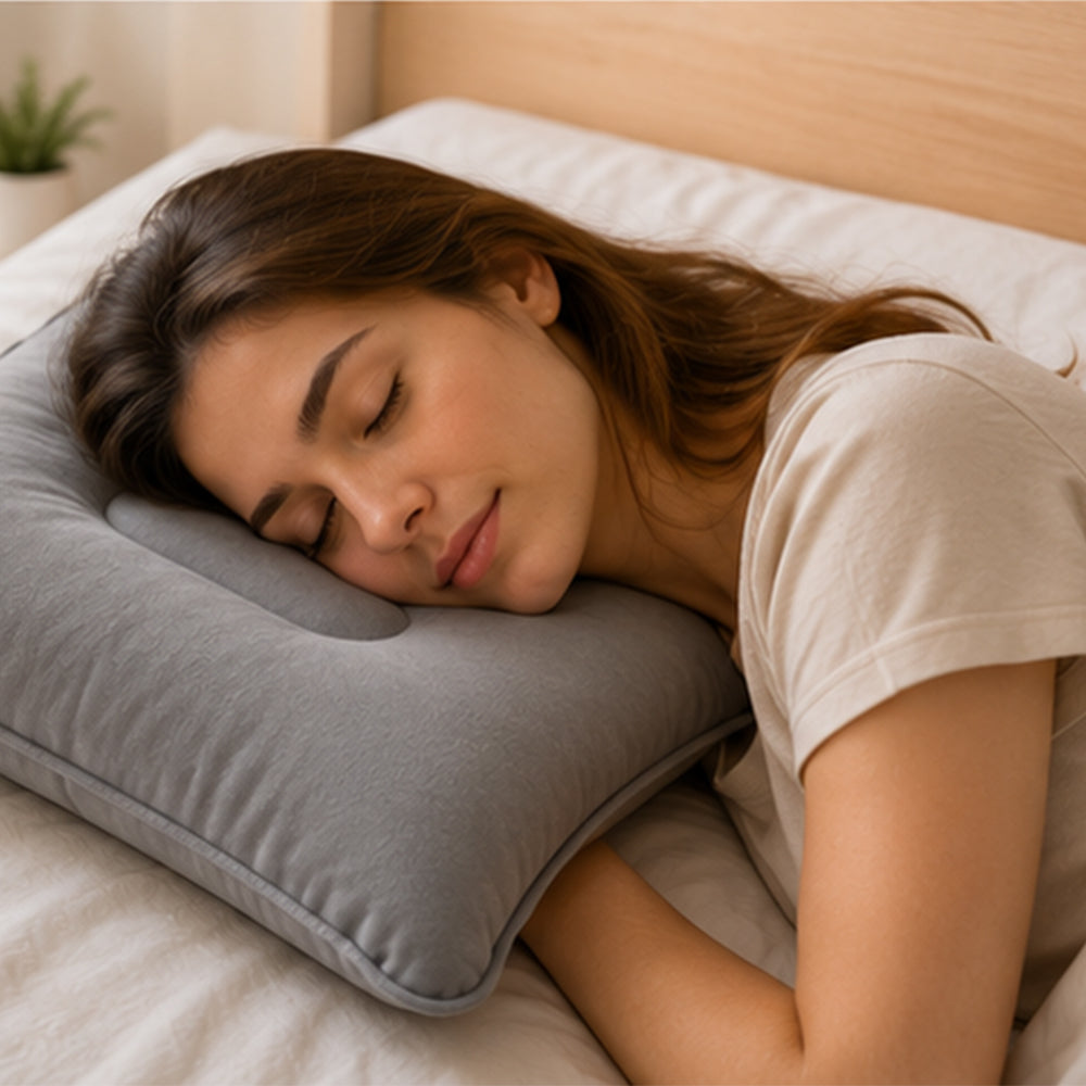 Inflatable Neck & Lumbar Travel Pillow Pad